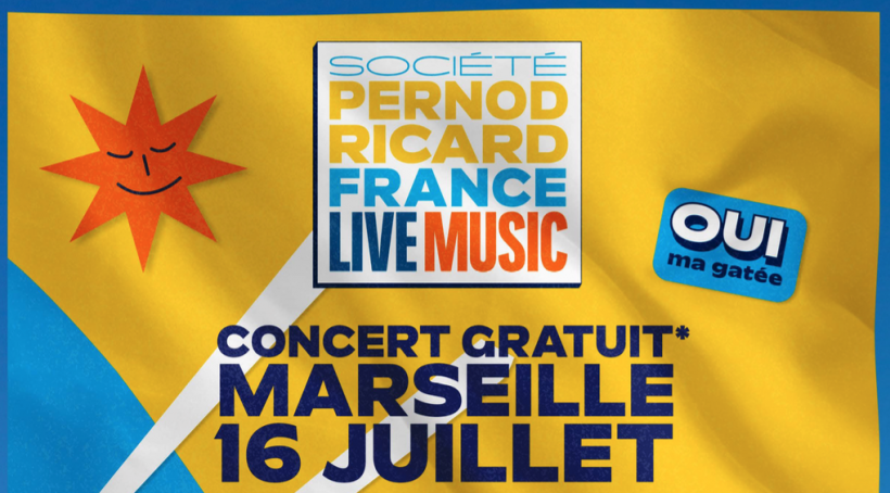 Pernod Ricard Live Music fait son grand concert à Marseille !