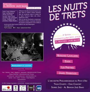 Concert AL BENSON Jazz Band - 2e Festival des Nuits de Trets