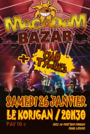 Concert Macadam Bazar + Ciao Tympans