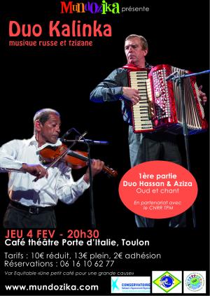 DUO KATINKA au Café théâtre porte d'Italie