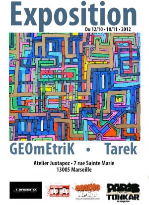 exposition GEOmEtriK par TAREK (paris tonkar)