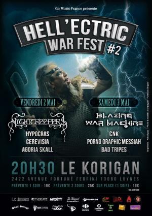 HELL'ECTRIC WAR FEST 2 @ KORIGAN [LUYNES] - 2 et 3 MAI