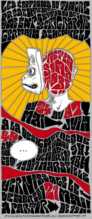 Métensomatose, une exposition de sérigraphie de Germain Schenkel