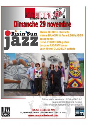 RISIN’SUN JAZZ au ROUGE BELLE DE MAI