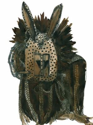 Une mer de masques à la galerie La Poissonerie