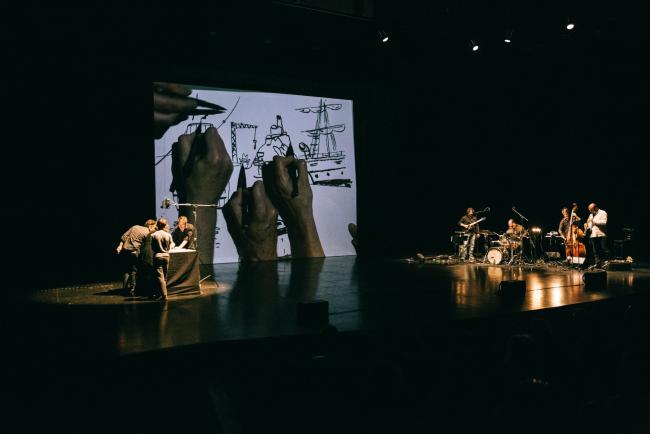 Marseille : 1+9+8+4, le concert dessiné