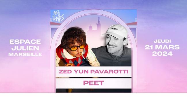 ZED YUN PAVAROTTI & PEET - ESPACE JULIEN